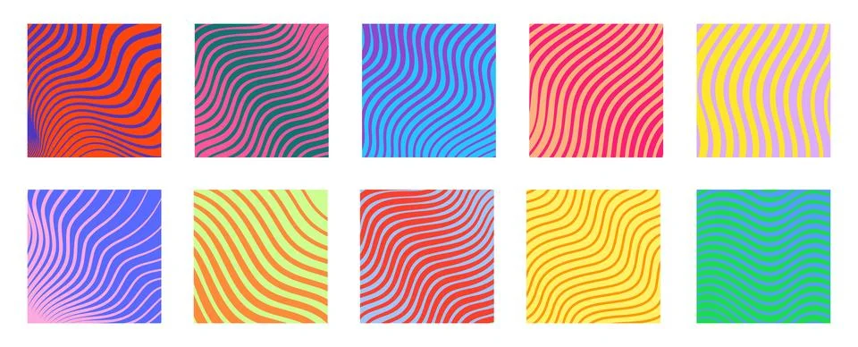 Wavy lines pattern 스톡 일러스트