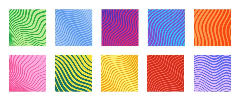 Wavy lines pattern イラスト素材