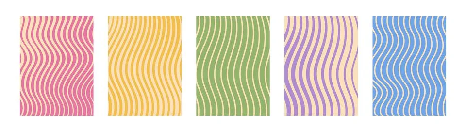 Wavy lines pattern Illustrazione stock
