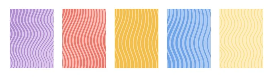 Wavy lines pattern Illustrazione stock