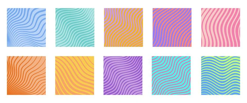 Wavy lines pattern 스톡 일러스트