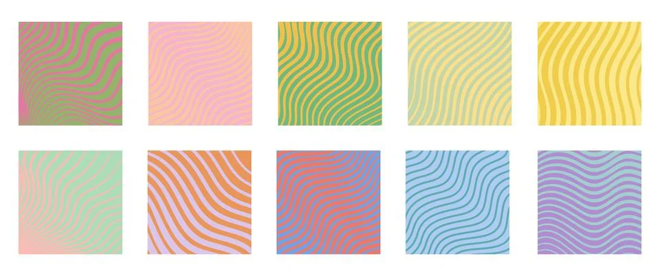 Wavy lines pattern 스톡 일러스트