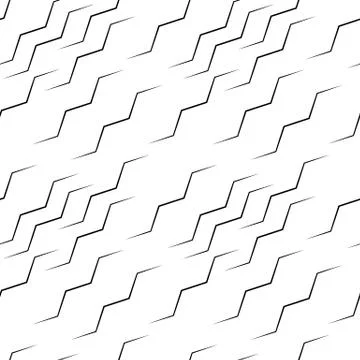 Wavy lines seamless pattern. Abstract monochrome vector background, repeatabl Illustrazione stock
