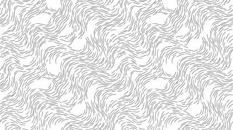 Wavy lines seamless pattern in light grey and white for modern minimalist d.. Stock Illustration