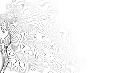 Wavy lines tech futuristic motion background. wave abstract lines Stock Footage 237646129