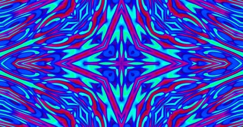 Wavy Liquid Waves Retro Trippy Meditation Pattern Background イラスト素材