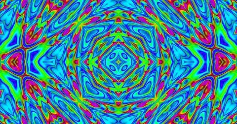 Wavy Liquid Waves Retro Trippy Meditation Pattern Background イラスト素材