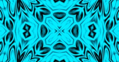 Wavy Liquid Waves Retro Trippy Meditation Pattern Background 库存插图