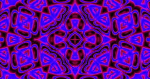 Wavy Liquid Waves Retro Trippy Meditation Pattern Background Illustrazione stock