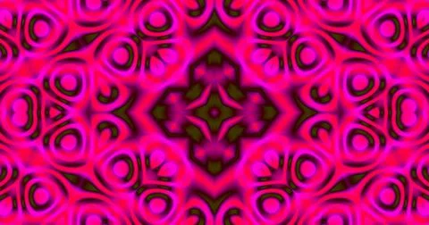 Wavy Liquid Waves Retro Trippy Meditation Pattern Background 库存插图