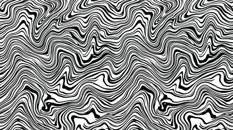 Wavy marble lines pattern creating liquid fluid effect in striking monochro.. Stock Illustration
