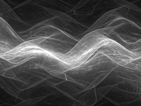 Wavy media stream intensity map Stock Illustration