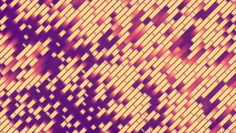 Wavy motion pattern of rectangular stripes. 3d rendering loop animation 4K 스톡 동영상 205115364