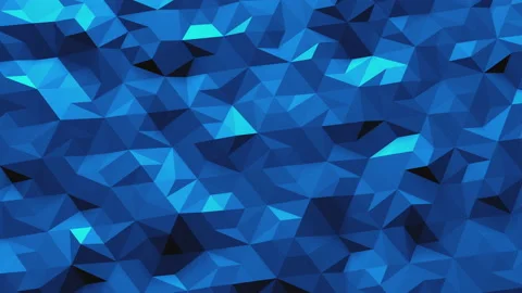 Wavy motion texture of blue, sharp triangles Stock Footage 150312541