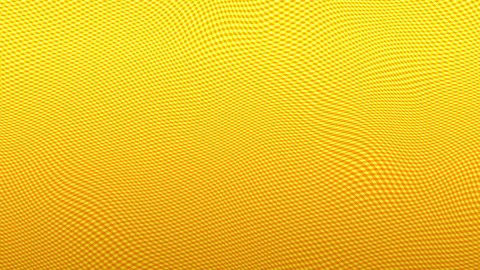Wavy Moving Checkered Background Video - Two Thickness Patterns (Yellow) Stock Footage 332498392