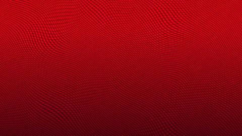 Wavy Moving Checkered Background Video - 2 Thickness Patterns (Red) Stock Footage 332498627