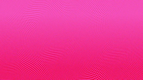 Wavy Moving Checkered Background Video - Two Thickness Patterns (Pink) Stock Footage 332498788