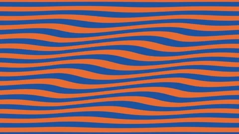 Wavy moving fabric background, blue and coral striped colors, seamless and .. Stock Footage 237428790