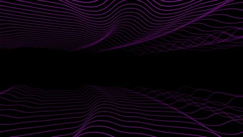 Wavy Moving Wiggle Line Background with Looping Effect, abstract wiggle line ani Stock Footage 301283050