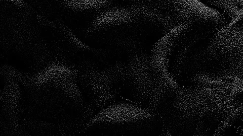 Wavy multicolored particles of liquid turbulent flow. Swirly mixing sand vortex  Stock Footage 201386845