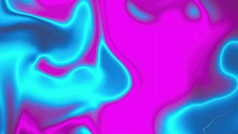 Wavy neon lines Stock Illustration