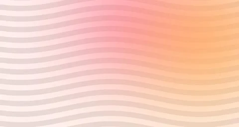 Wavy parallel stripes in warm sunset hues Stock Illustration
