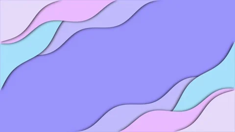 Wavy pastel layers form abstract background animation Stock Footage 292624626