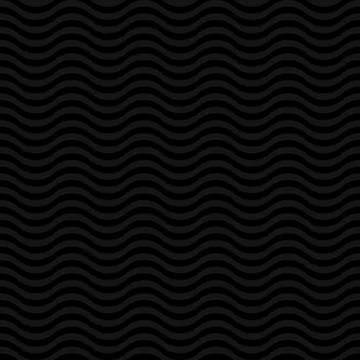 Wavy pattern. Black Neutral Seamless Pattern for Modern Design in Flat Style. Illustrazione stock