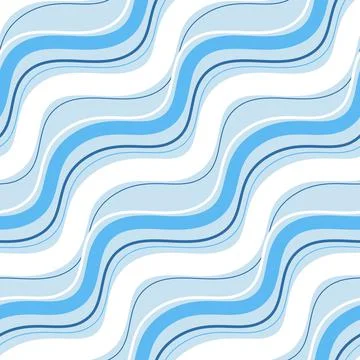Wavy pattern blue background wave seamless pattern 스톡 일러스트