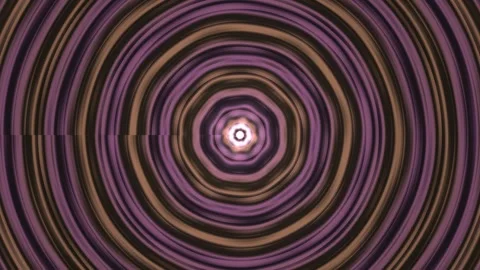 Wavy pattern forms around a central light in a circular Stock Footage 339357821