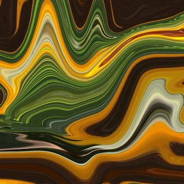 WAVY PATTERN GREEN GOLD Stock Illustration