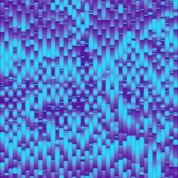Wavy pattern of lines with trendy gradient. Abstract background. 3d rendering Stock Illustration