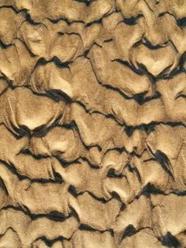 Wavy pattern in the sand of beach Cadiz province Andalusia Spain Europe Stock Photos