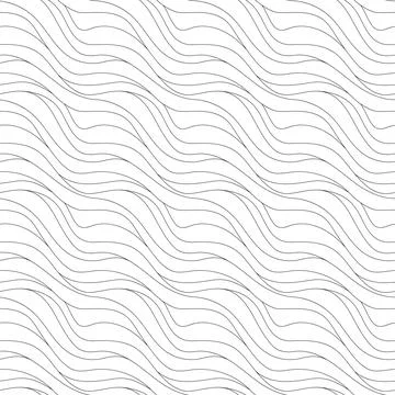 Wavy pattern seamless pattern Stock Illustration