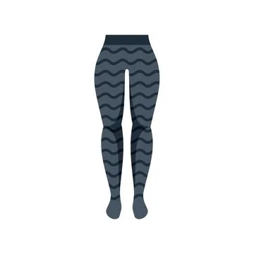 Wavy patterned compression stockings for medical use promoting blood circul.. Stock Illustration