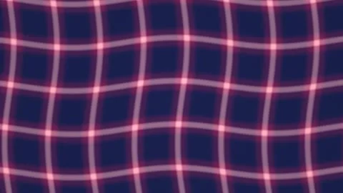 Wavy patterns with grid design in dark colors and pink Stock Footage 338201890