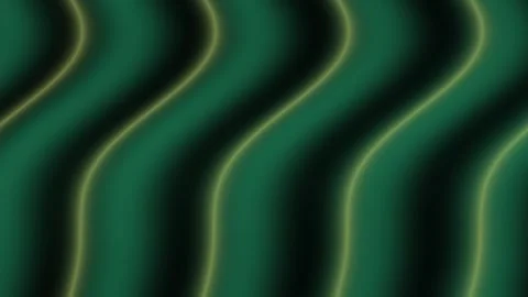 Wavy patterns with soft light on a green background Stock Footage 340282470