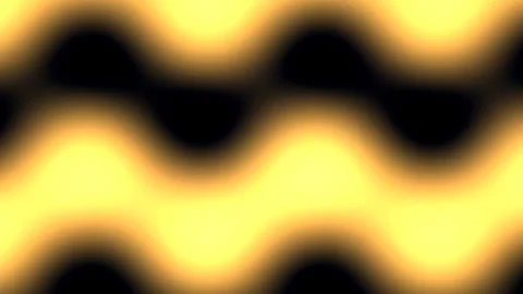 Wavy patterns in yellow and black colors create a dynamic Stock Footage 338111680