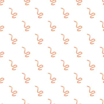 Wavy peach shapes creating a simple pattern background 库存插图