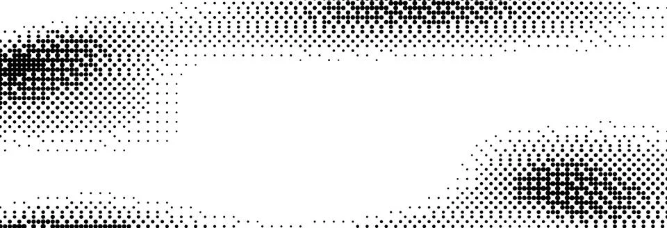 Wavy pixelated bitmap gradient texture. Dither spots background. 8 bit video Stock Illustration