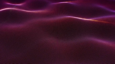 Wavy points abstract background loop Stock Footage 170086226