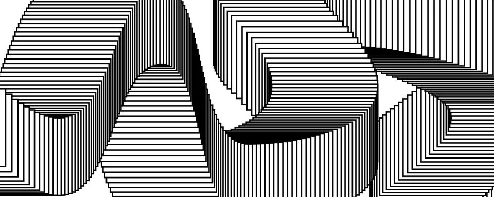Wavy poster design background with flying cards or frames. Black white blended Stock Illustration