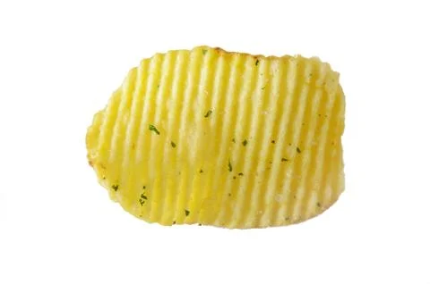 Wavy potato chip Stock Photos