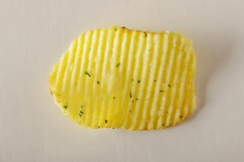 Wavy potato chip Stock Photos