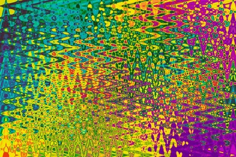 Wavy Psychedelic Stock Illustration