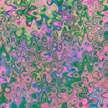 Wavy Psychedelic Stock Illustration
