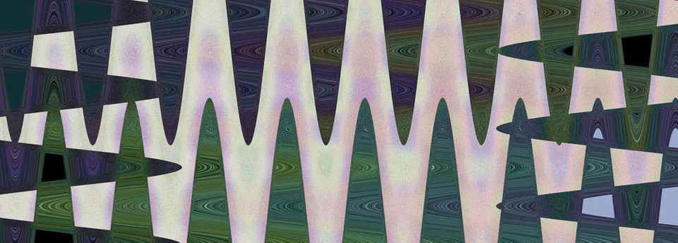 Wavy Psychedelic Stock Illustration