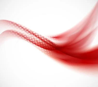 Wavy red background Stock Illustration
