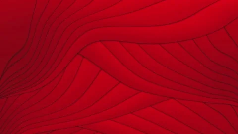 Wavy Red Seamless Looping Background Stock Footage 156206278
