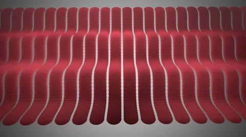 Wavy Red Stripes Sine Stock Footage 63973914
